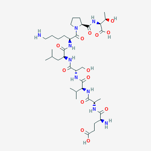 L--Glutamyl-L-alanyl-L-valyl-L-seryl-L-leucyl-L-lysyl-L-prolyl-L-threonineͼƬ