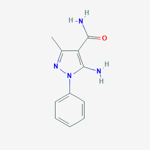 5-Amino-3-methyl-1-phenyl-1H-pyrazole-4-carboxamideͼƬ