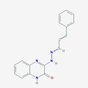 3-Phenylacrylaldehyde N-(3-oxo-3,4-dihydro-2-quinoxalinyl)hydrazoneͼƬ