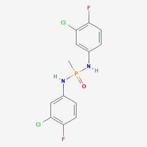 N,N'-Di(3-chloro-4-fluorophenyl)methylphosphonic DiamideͼƬ