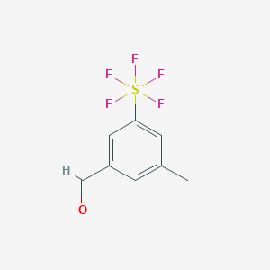 3-Methyl-5-(pentafluorosulfur)benzaldehydeͼƬ