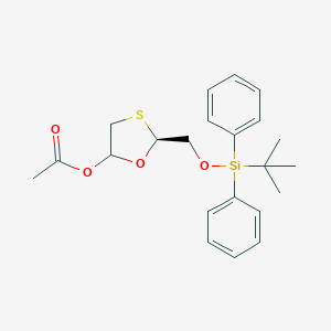 (2S)?-2-?[[[(1,?1-?Dimethylethyl)?diphenylsilyl]?oxy]?methyl]?-?1,?3-?oxathiolan-?5-?ol 5-?AcetateͼƬ