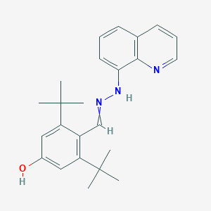 2,6-Di(tert-butyl)-4-hydroxybenzenecarbaldehyde N-(8-quinolinyl)hydrazoneͼƬ