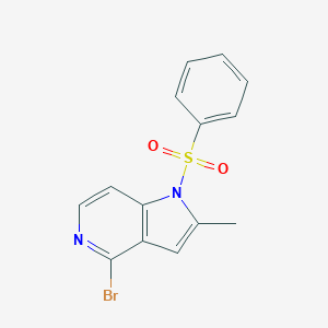 1-Benzenesulfonyl-4-bromo-2-dimethyl-5-azaindoleͼƬ