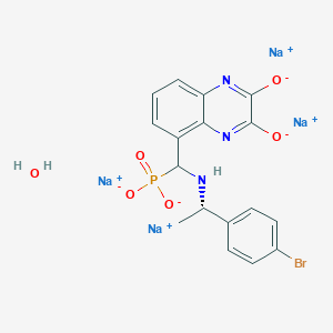 sodium((((S)-1-(4-bromophenyl)ethyl)amino)(2,3-dioxidoquinoxalin-5-yl)methyl)phosphonate hydrate ,ͼƬ