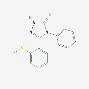 5-[2-(Methylsulfanyl)phenyl]-4-phenyl-4H-1,2,4-triazol-3-ylhydrosulfideͼƬ