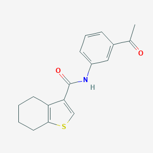 N-(3-acetylphenyl)-4,5,6,7-tetrahydro-1-benzothiophene-3-carboxamideͼƬ