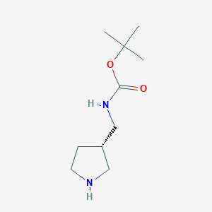 tert-butylN-[(3S)-pyrrolidin-3-ylmethyl]carbamateͼƬ