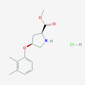 Methyl(2S,4S)-4-(2,3-dimethylphenoxy)-2-pyrrolidinecarboxylate hydrochlorideͼƬ