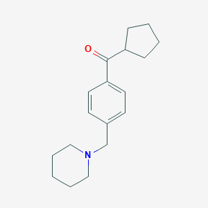 Cyclopentyl 4-(piperidinomethyl)phenyl ketoneͼƬ