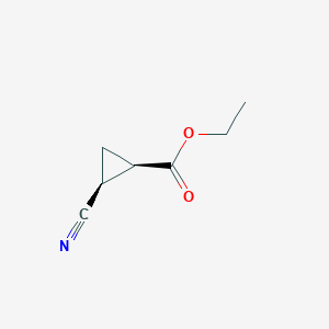 cis-ethyl(1r,2s)-2-cyanocyclopropane-1-carboxylateͼƬ