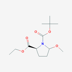 1-(tert-Butyl)2-ethyl(2S)-5-methoxy-1,2-pyrrolidinedicarboxylateͼƬ