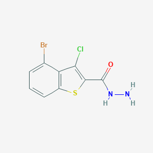 4-bromo-3-chloro-1-benzothiophene-2-carbohydrazideͼƬ