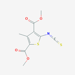 Dimethyl 5-isothiocyanato-3-methylthiophene-2,4-dicarboxylateͼƬ