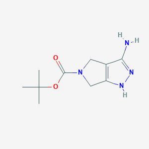 tert-butyl3-amino-1H,4H,5H,6H-pyrrolo[3,4-c]pyrazole-5-carboxylateͼƬ