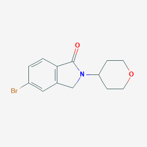 5-Bromo-2-(tetrahydro-2H-pyran-4-yl)isoindolin-1-oneͼƬ