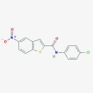 N-(4-Chlorophenyl)-5-nitro-1-benzothiophene-2-carboxamideͼƬ