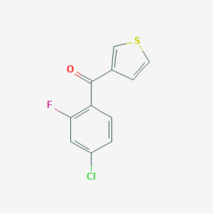 3-(4-Chloro-2-fluorobenzoyl)thiopheneͼƬ