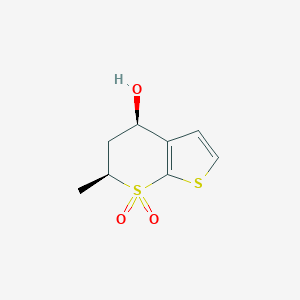 (4R,6S)-5,6-Dihydro-4-hydroxy-6-methylthieno[2,3-b]thiopyran-7,7-dioxideͼƬ