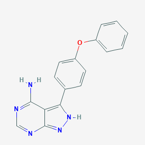 3-(4-苯氧基苯基)-1H-吡唑并[3,4-d]嘧啶-4-胺图片