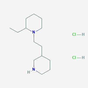 2-Ethyl-1-[2-(3-piperidinyl)ethyl]piperidinedihydrochlorideͼƬ