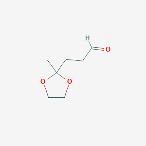 2-Methyl-1,3-dioxolane-2-propanalͼƬ