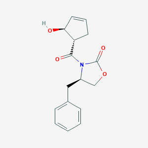 (4R)-3-[[(1S,2S)-2-Hydroxy-3-cyclopenten-1-yl]carbonyl]-4-(phenylmethyl)-2-oxazolidinoneͼƬ