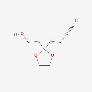 2-(3-Butyn-1-yl)-1,3-dioxolane-2-ethanolͼƬ