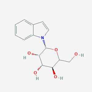 (3S,4S,5S,6R)-2-(Hydroxymethyl)-6-(1H-indol-1-yl)-tetrahydro-2H-pyran-3,4,5-triolͼƬ