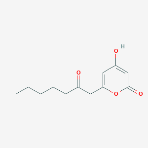 4-Hydroxy-6-(2-oxoheptyl)-2H-pyran-2-oneͼƬ