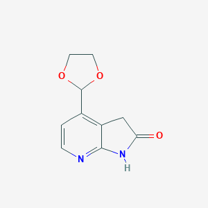 4-(1,3-Dioxolan-2-yl)-7-aza-2-oxindoleͼƬ