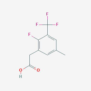 2-Fluoro-5-methyl-3-(trifluoromethyl)phenylacetic acidͼƬ