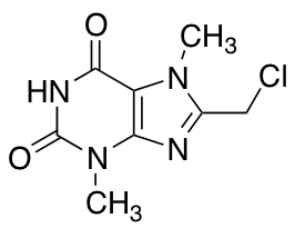 8-(Chloromethyl)-3,7-dimethyl-2,3,6,7-tetrahydro-1H-purine-2,6-dioneͼƬ