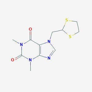 1H-Purine-2,6-dione,3,7-dihydro-1,3-dimethyl-7-(1,3-dithiolan-2-ylmethyl)-ͼƬ