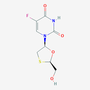 cis 5-Fluoro-1-[2-(hydroxymethyl)-1,3-oxathiolan-5-yl]-2,4(1H,3H)-pyrimidinedioneͼƬ