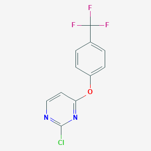 2-Chloro-4-[4-(trifluoromethyl)phenoxy]pyrimidineͼƬ