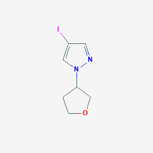 4-iodo-1-(oxolan-3-yl)-1H-pyrazoleͼƬ