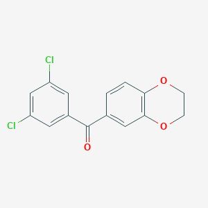 3,5-Dichloro-3',4'-(ethylenedioxy)benzophenoneͼƬ