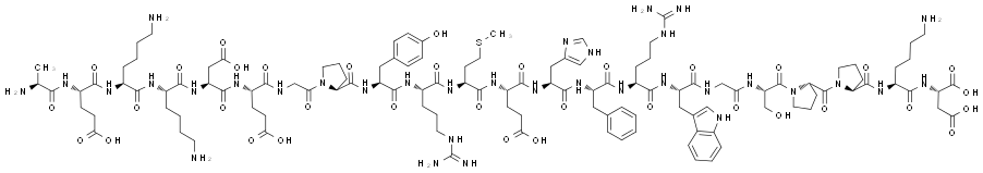 β-Melanocyte Stimulating Hormone(MSH),human图片