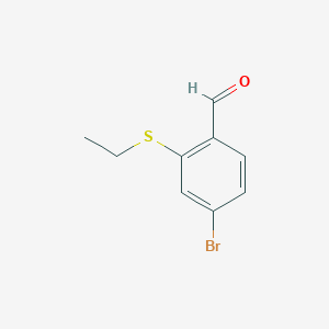 4-bromo-2-(ethylsulfanyl)benzaldehydeͼƬ