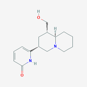 2(1H)-Pyridinone,6-(octahydro-1-(hydroxymethyl)-2H-quinolizin-3-yl)-,(1alpha,3alpha,9aalpha)-(+)-ͼƬ