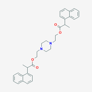 2,2'-(1,4-Piperazindiyl)diethylbis(alpha-methyl-1-naphthalinacetat)ͼƬ