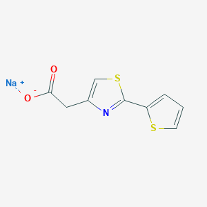 Sodium 2-[2-(Thiophen-2-yl)-1,3-thiazol-4-yl]acetateͼƬ