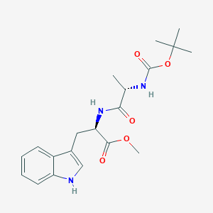 N-[(1,1-Dimethylethoxy)carbonyl]-L-alanyl-D-tryptophan Methyl EsterͼƬ