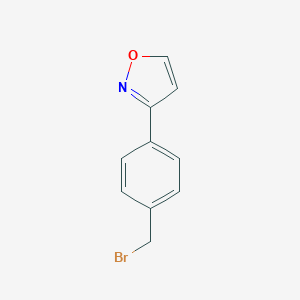 3-(4-(Bromomethyl)phenyl)isoxazoleͼƬ