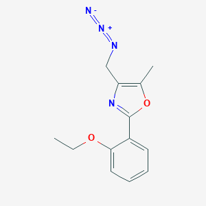 4-(Azidomethyl)-2-(2-ethoxyphenyl)-5-methyl-1,3-oxazoleͼƬ