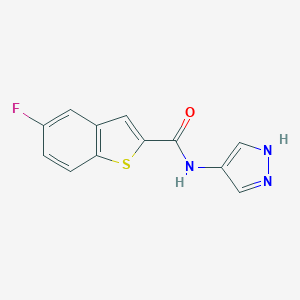 5-Fluoro-N-(1H-pyrazol-4-yl)-1-benzothiophene-2-carboxamideͼƬ