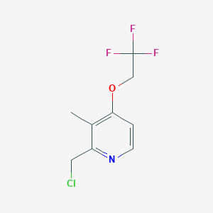 2-Chloromethyl-3-methyl-4-(2,2,2-trifluoroethoxy)pyridineͼƬ