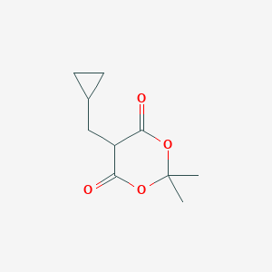 5-(cyclopropylmethyl)-2,2-dimethyl-1,3-dioxane-4,6-dioneͼƬ