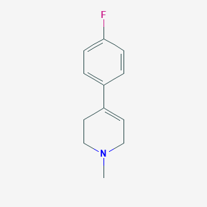 4-(4-Fluorophenyl)-1,2,3,6-tetrahydro-1-methylpyridineͼƬ